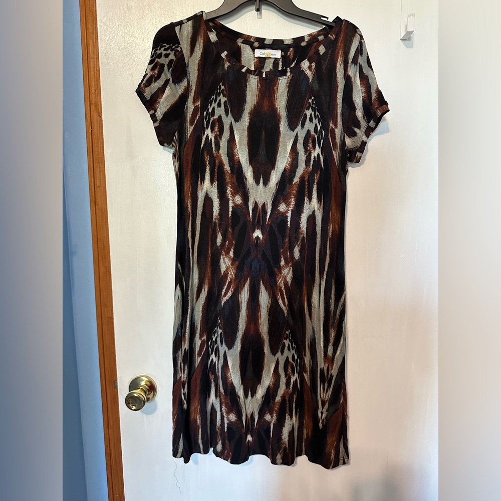 Women’s Calvin Klein, Animal Pront Dress, Size Small